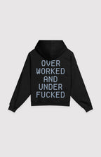 BURNOUT HOODIE IN BLACK