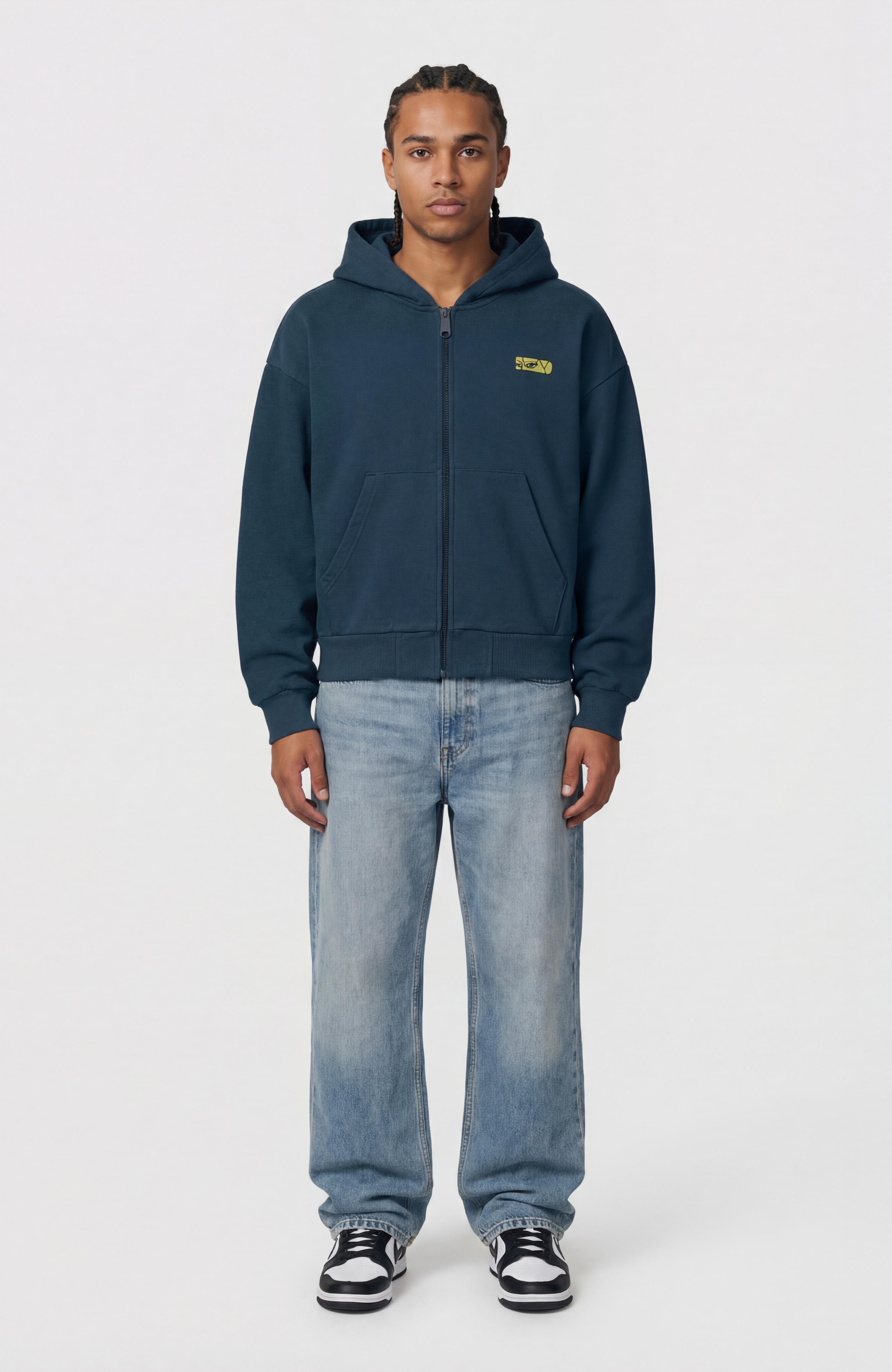 WITHLOVE HOODIE IN BLUE