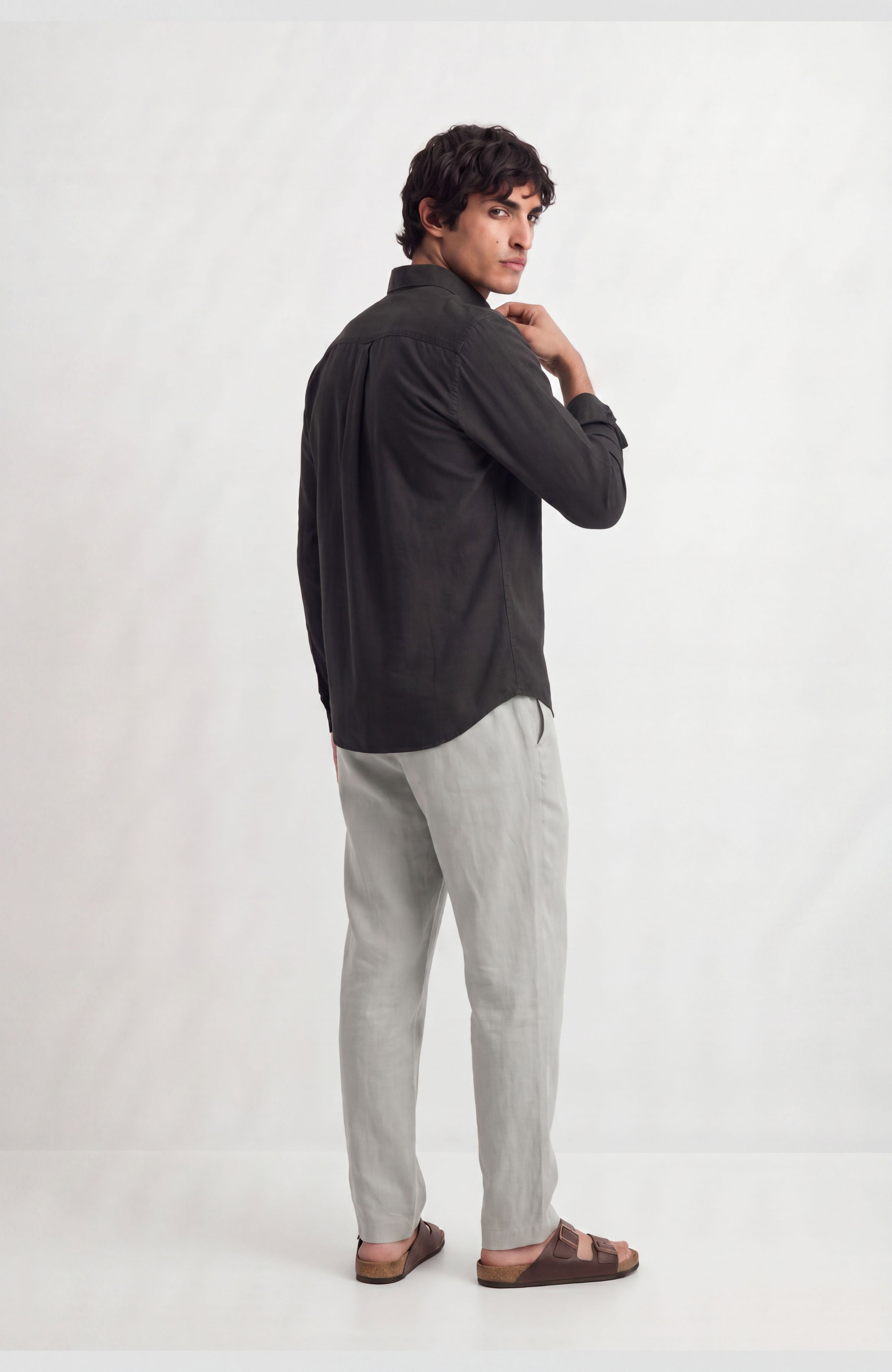 Black Linen Shirt