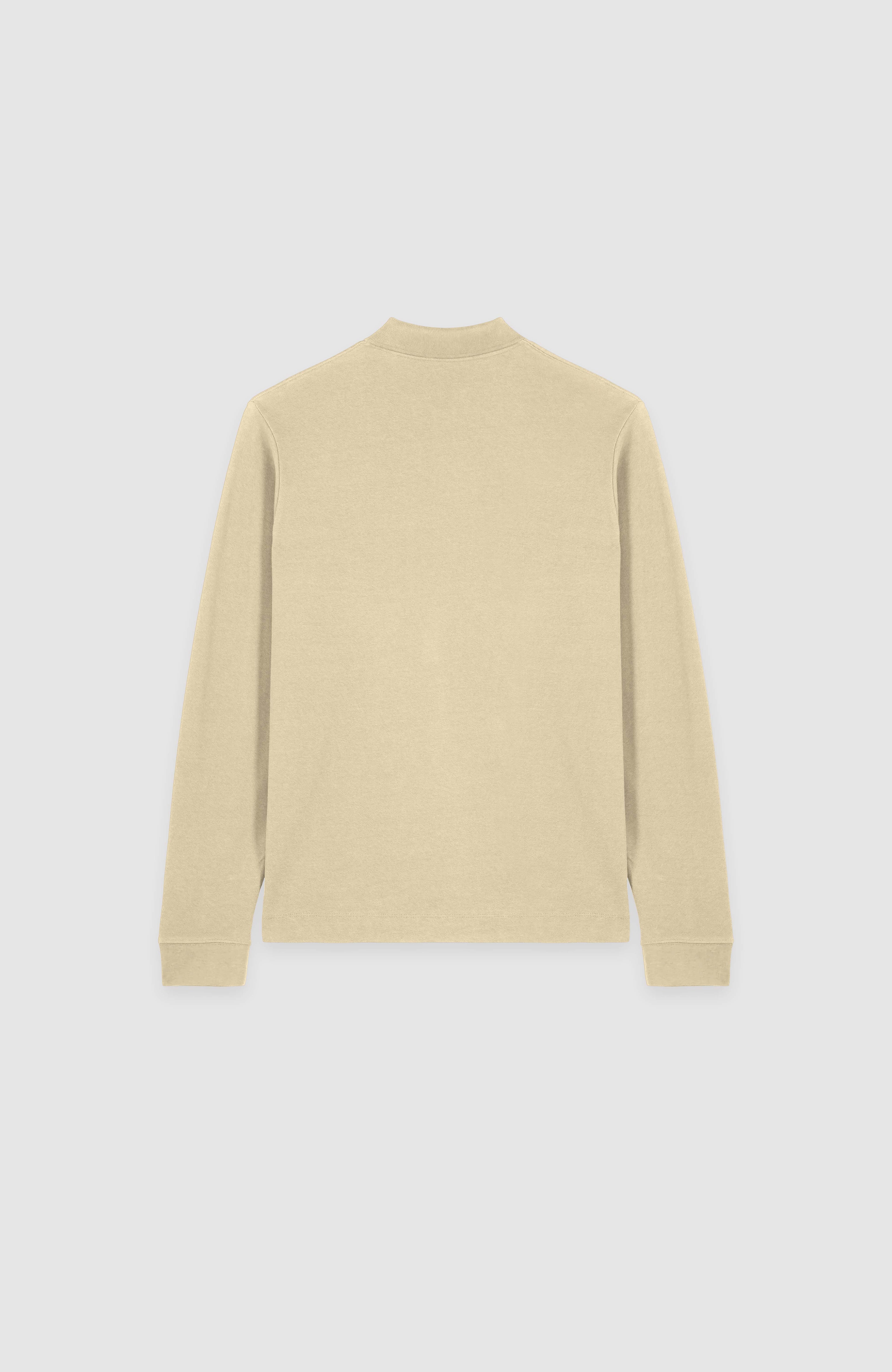 CLASSIC POLO SWEATSHIRT IN BEIGE