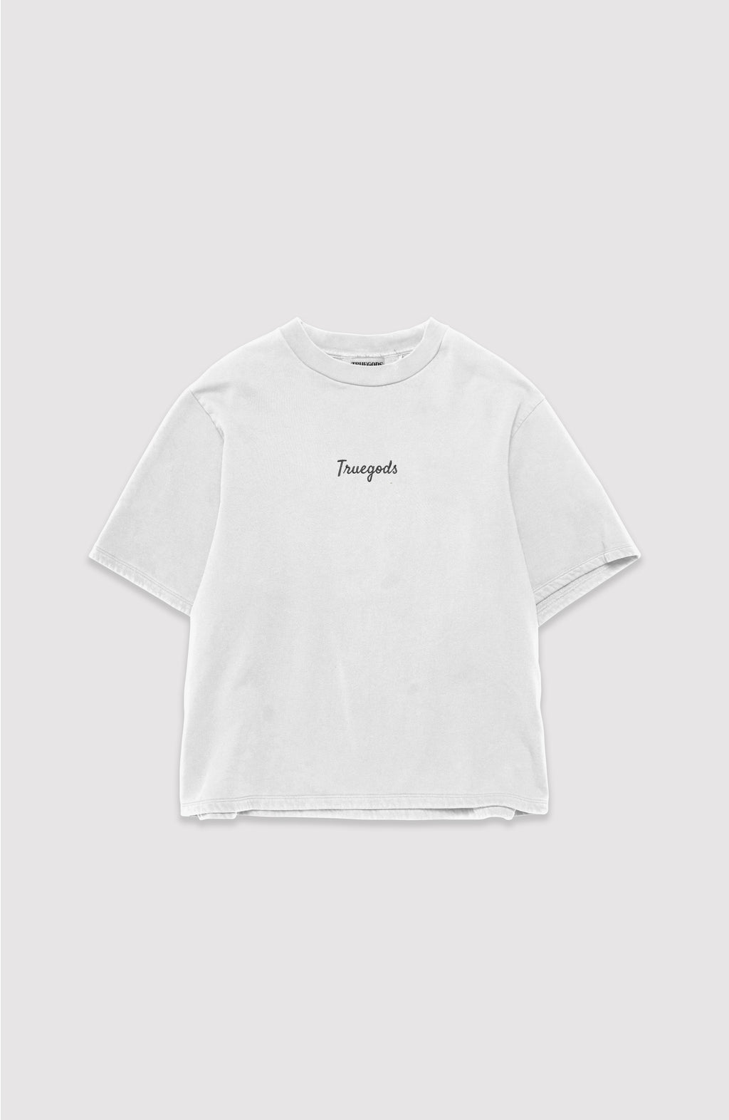 Signature Embroidered Tee — White