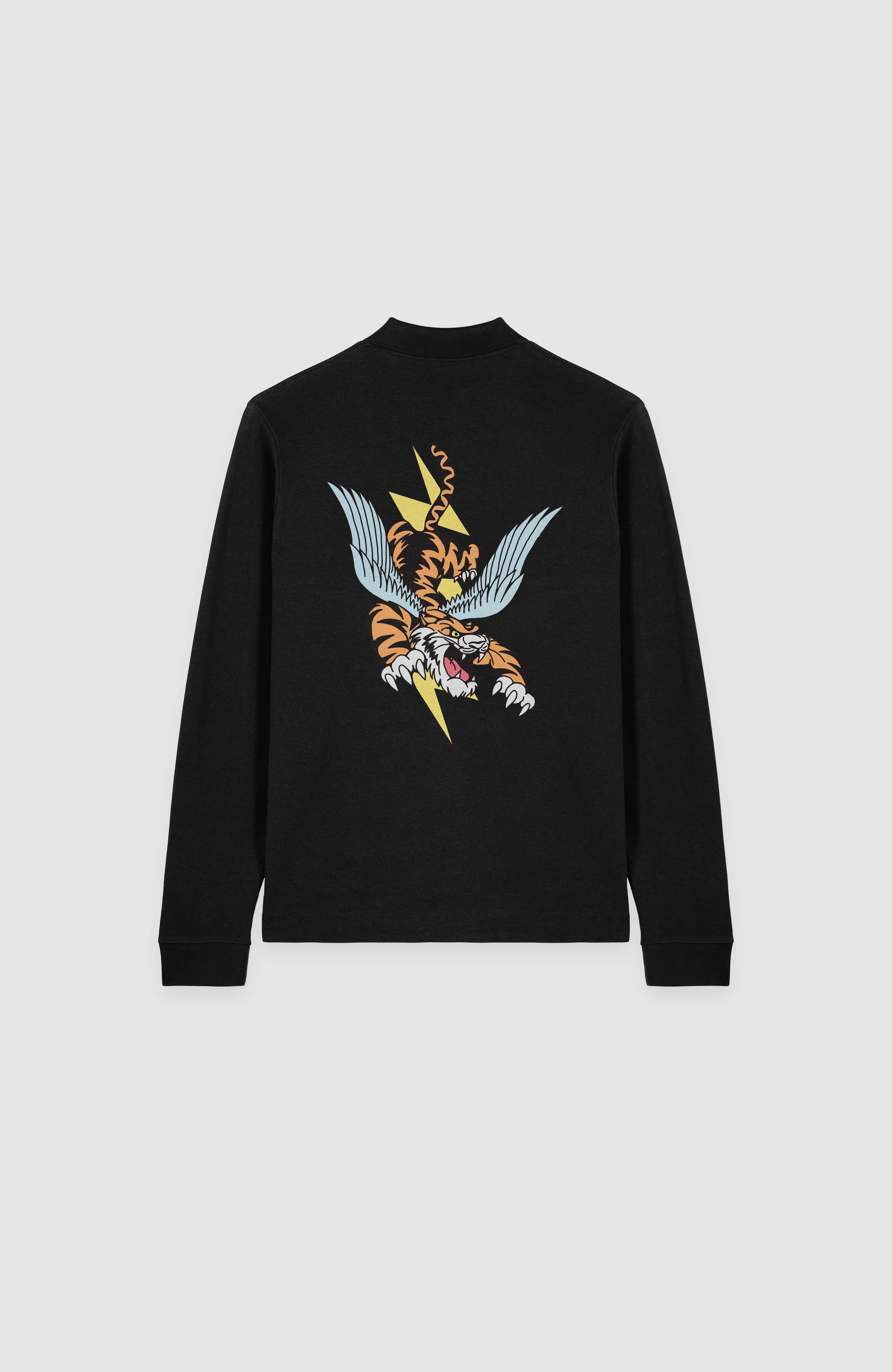 THUNDER TIGER POLO SWEATSHIRT