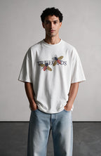 Flight oversized T-shirt by Truegods – on model, studio