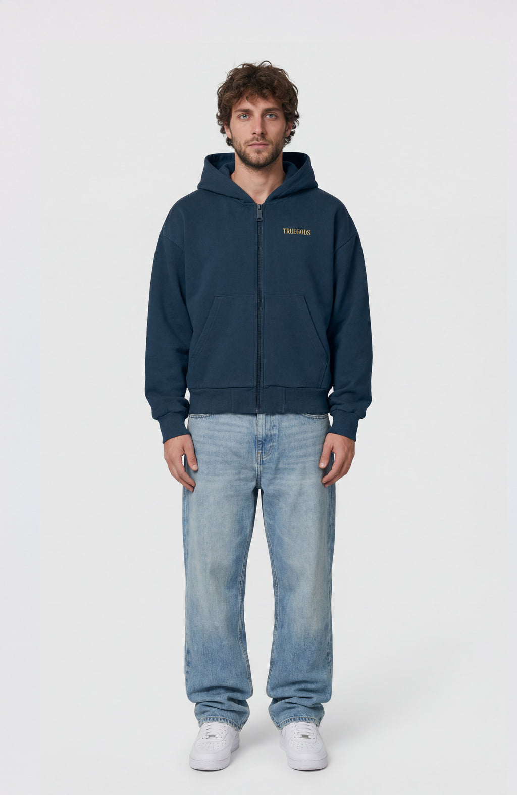 Floating Tiger Zip Hoodie