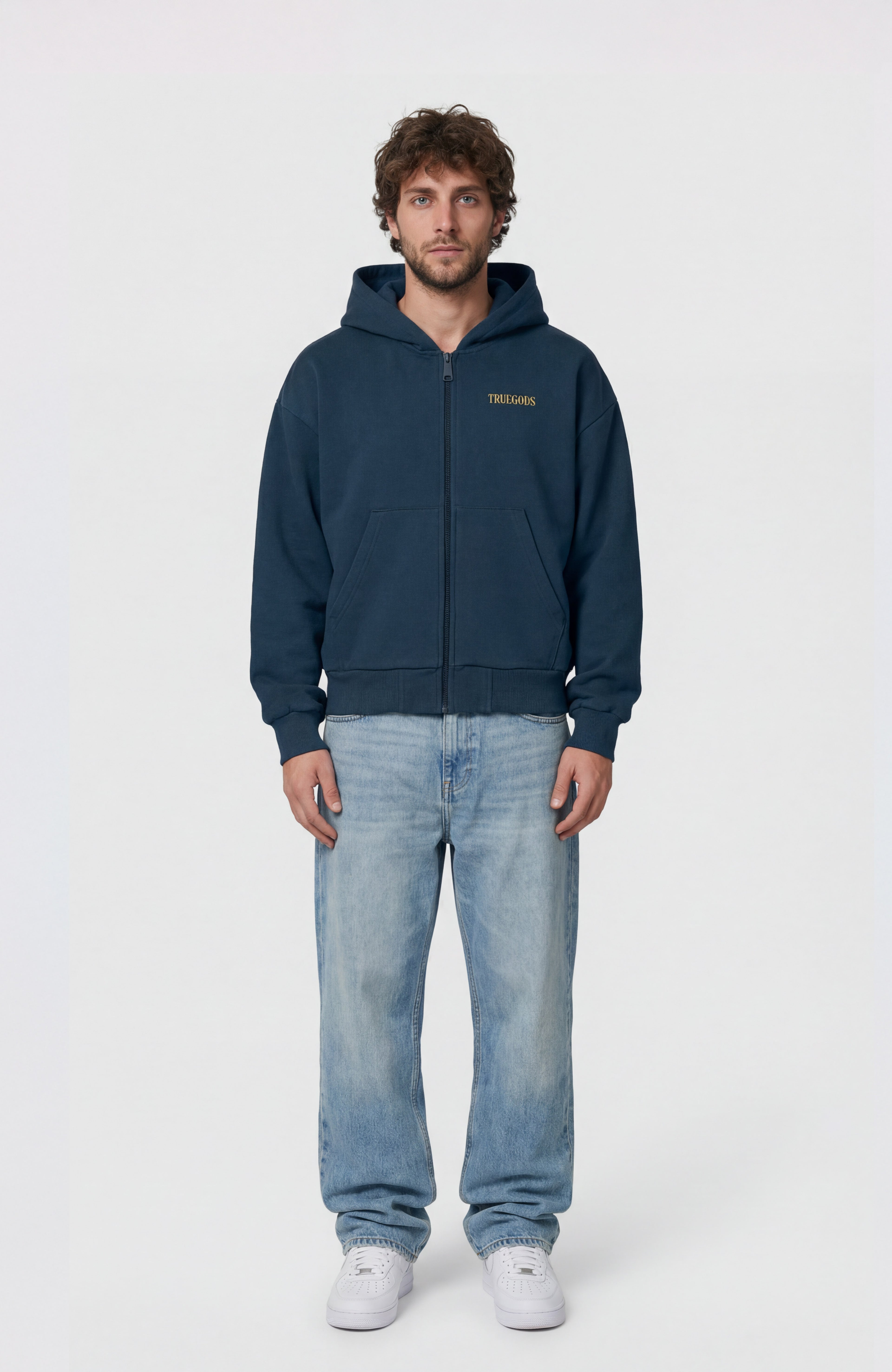 Floating Tiger Zip Hoodie