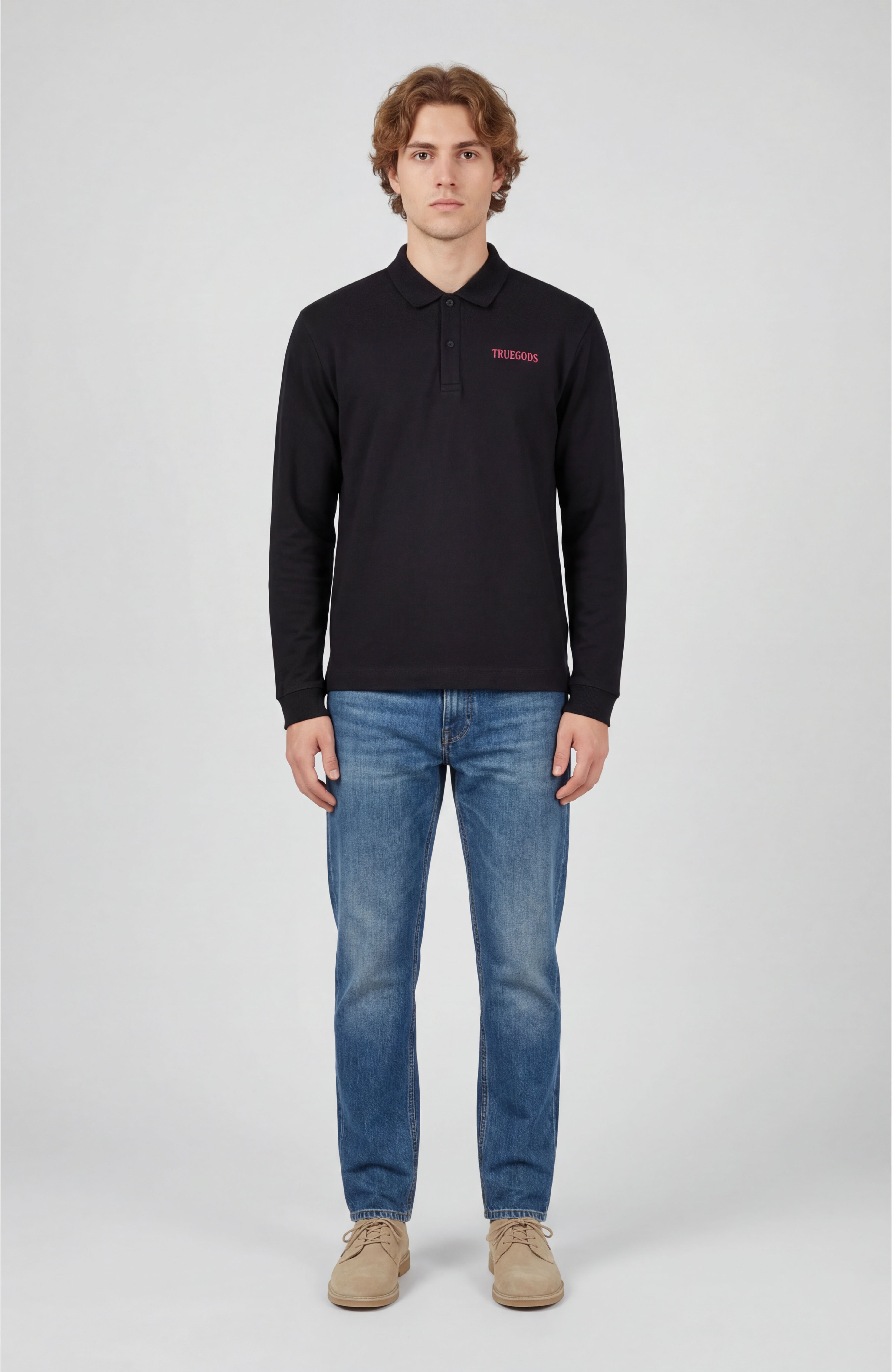 Forbidden Bloom Black Polo Sweatshirt