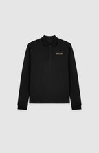 CLASSIC POLO SWEATSHIRT IN BLACK