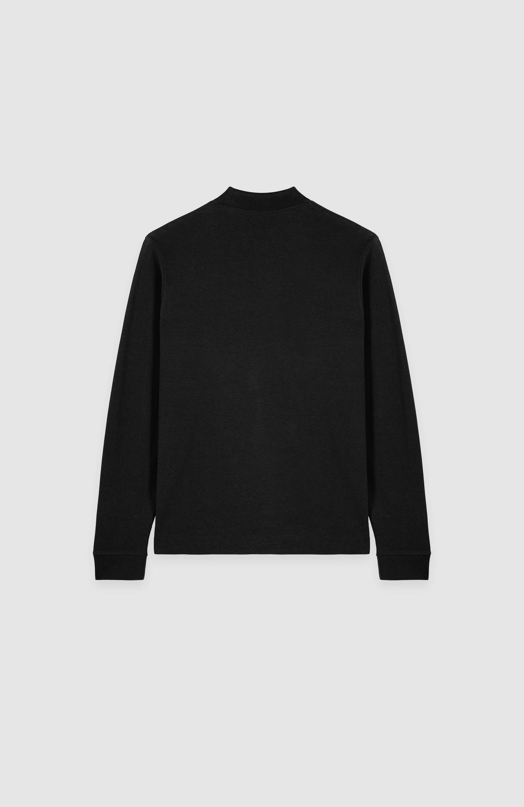 CLASSIC POLO SWEATSHIRT IN BLACK