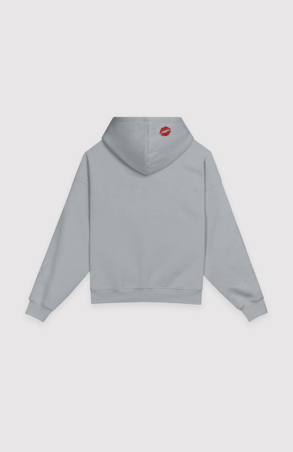 ALL OVER KISSES HOODIE GREY💋