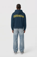 WITHLOVE HOODIE IN BLUE