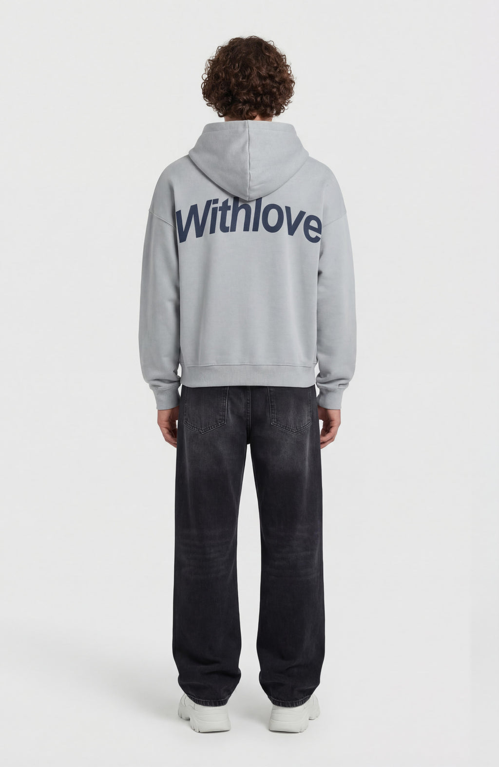 WITHLOVE HOODIE IN GREY