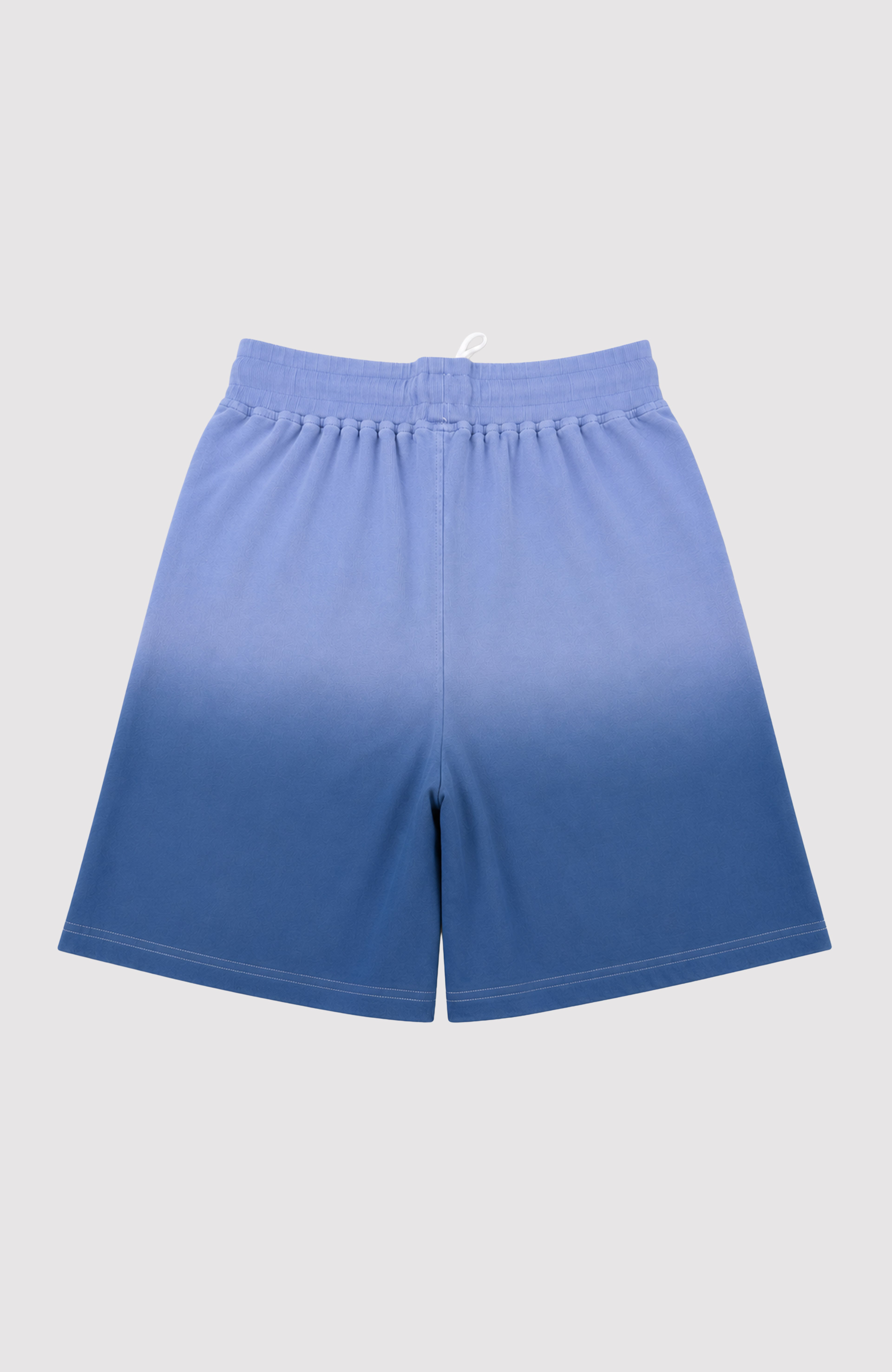 Ombre Blue Embroidered Shorts