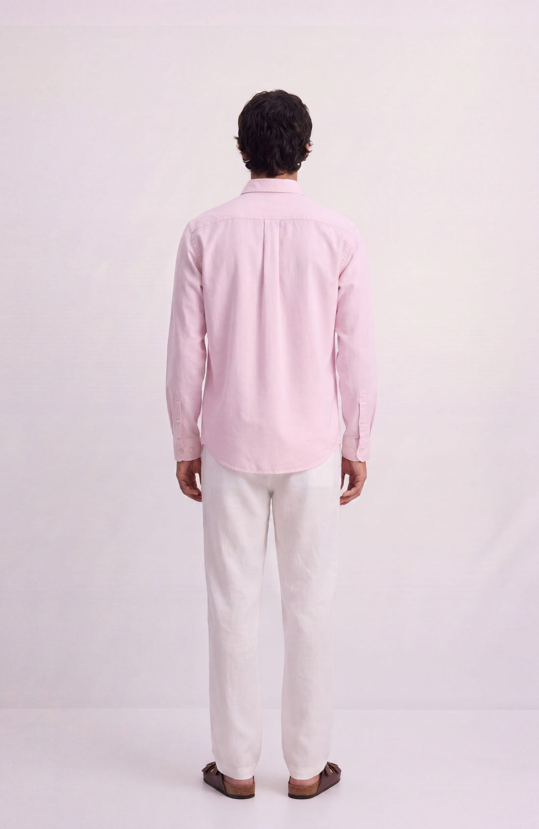 Soft Pink Linen Shirt