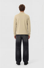 CLASSIC POLO SWEATSHIRT IN BEIGE