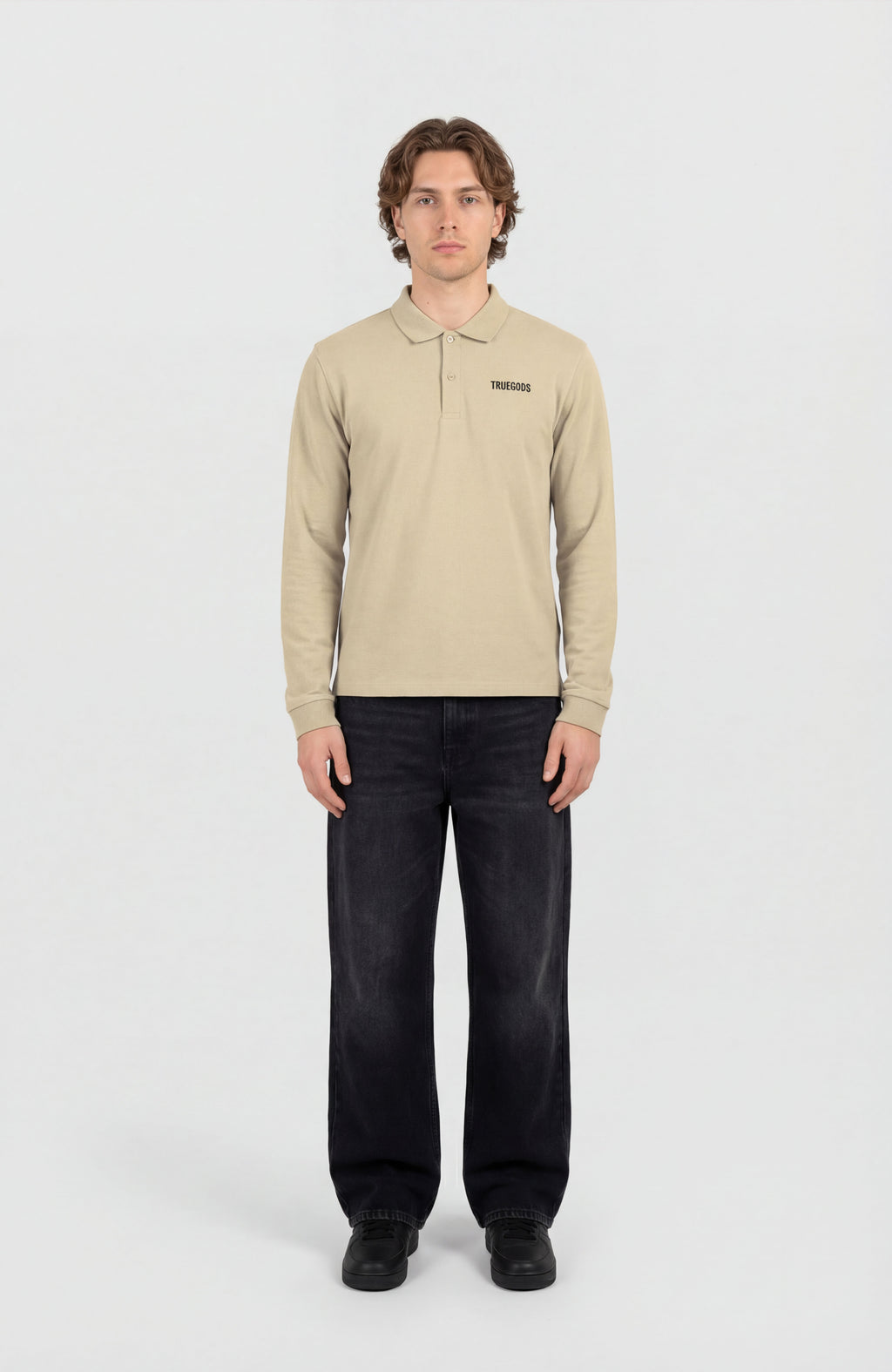 Saint Script Polo Sweatshirt