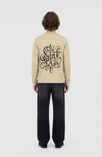Saint Script Polo Sweatshirt