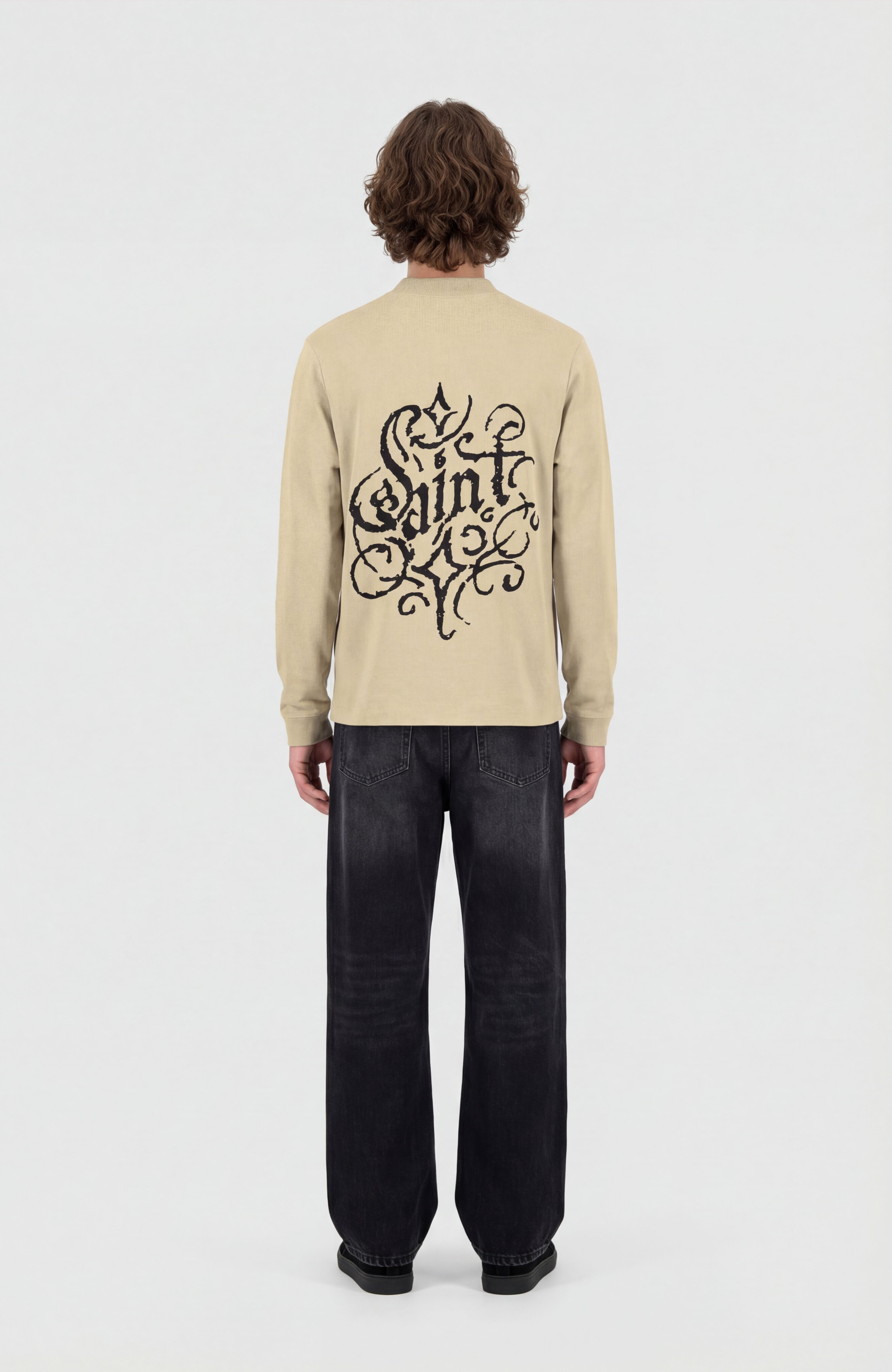 Saint Script Polo Sweatshirt