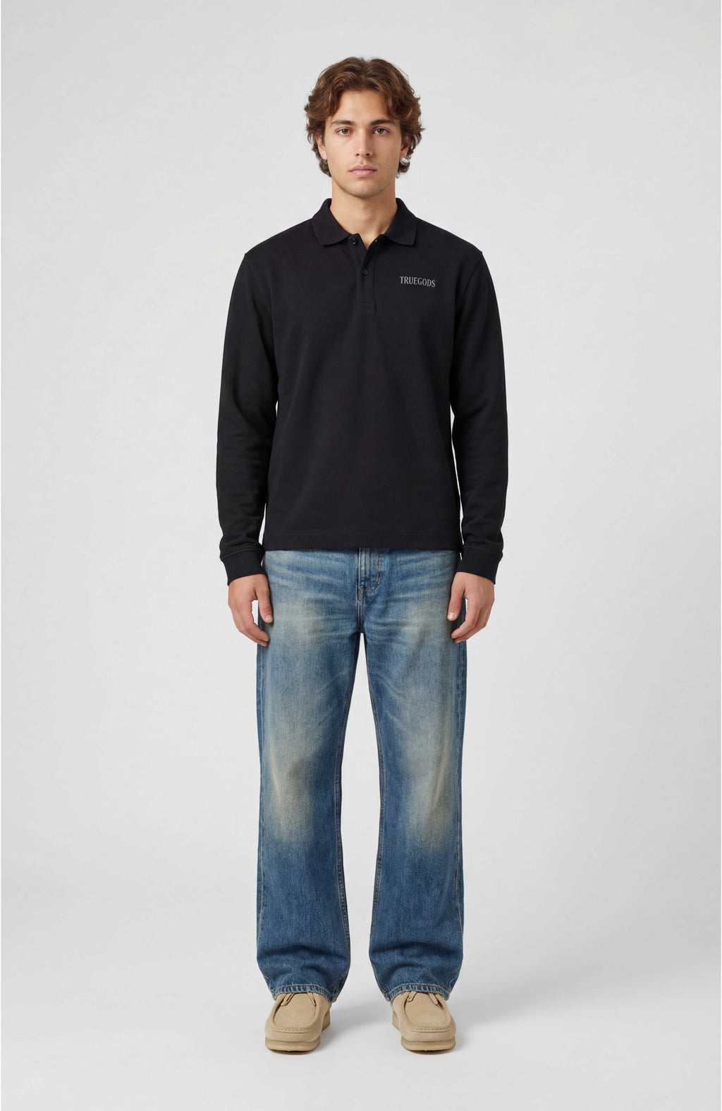 THUNDER TIGER POLO SWEATSHIRT