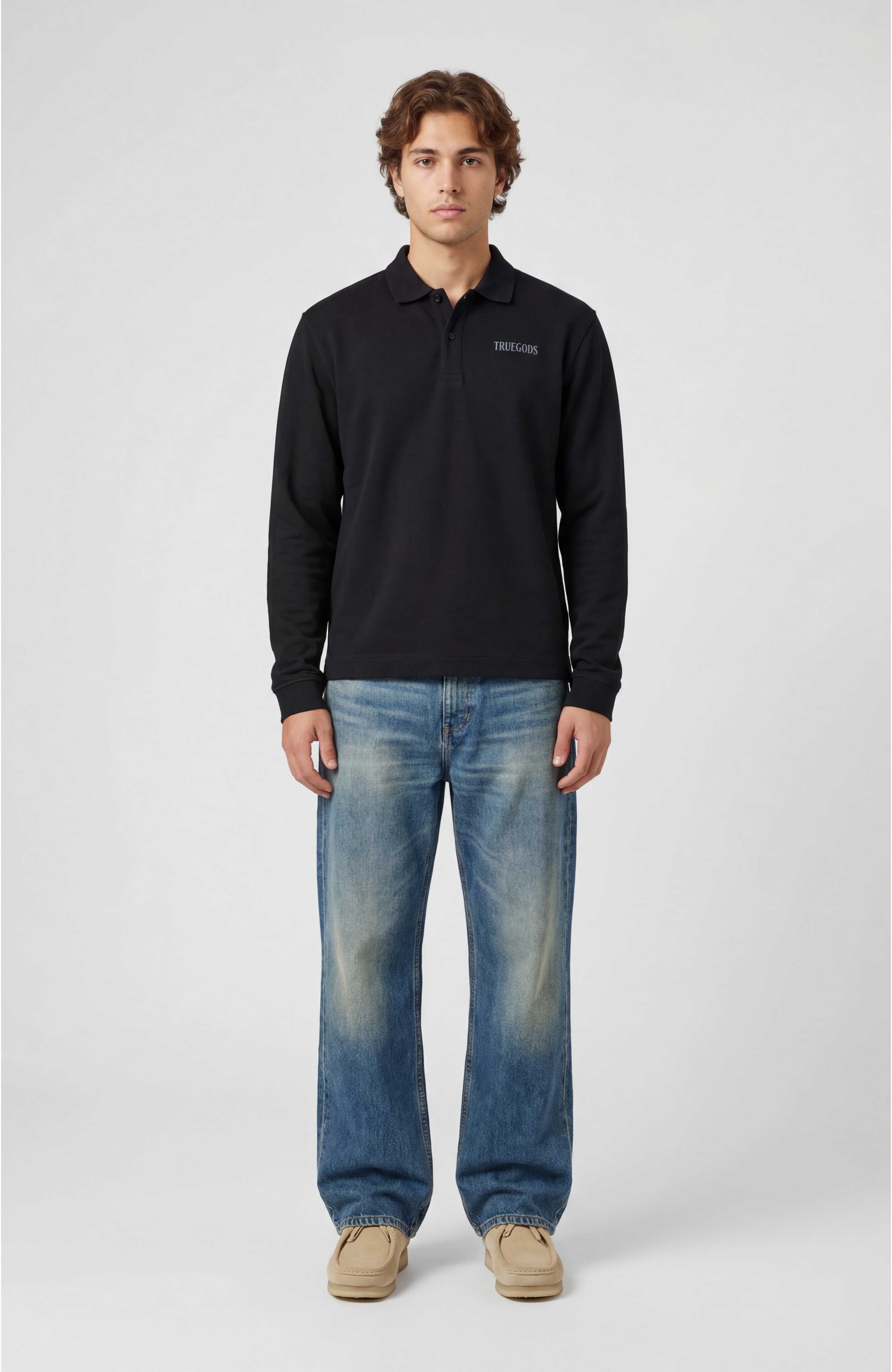 THUNDER TIGER POLO SWEATSHIRT