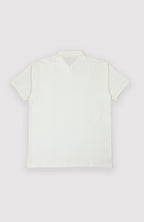 Signature Embroidered Polo — White